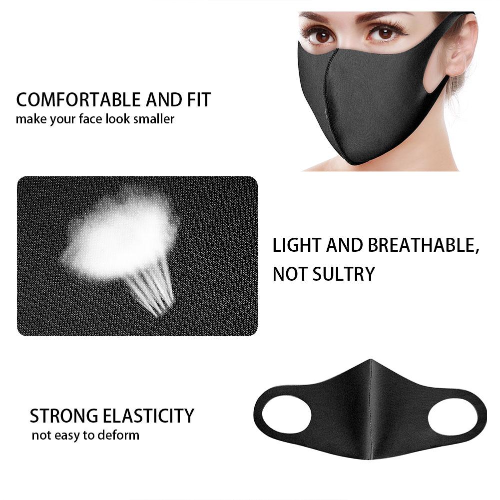 10pcs Reusable Mouth Muffle Dust Proof Sun Block Breathable Mouth Guard