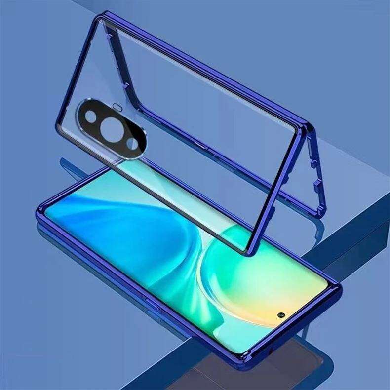 Magnetic Case for Huawei Nova14 Nova13 Nova12 Nova11 Nova10 Nova9 SE Pro with Double Sided Tempered-Glass Lens Protection Cover Phone Bumpers