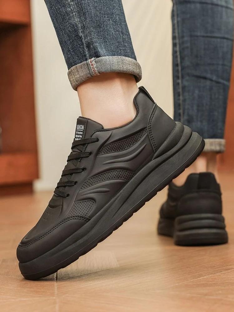 Fashion Casual Shoes for Men With Laces Chunky Sports Sneakers Spring Autumn Classic Original Without Leather Man Shoe Designer Luxury