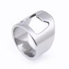 Stainless Steel Mesh Men's Titanium Ring Set - 5-Piece Fashion Collection