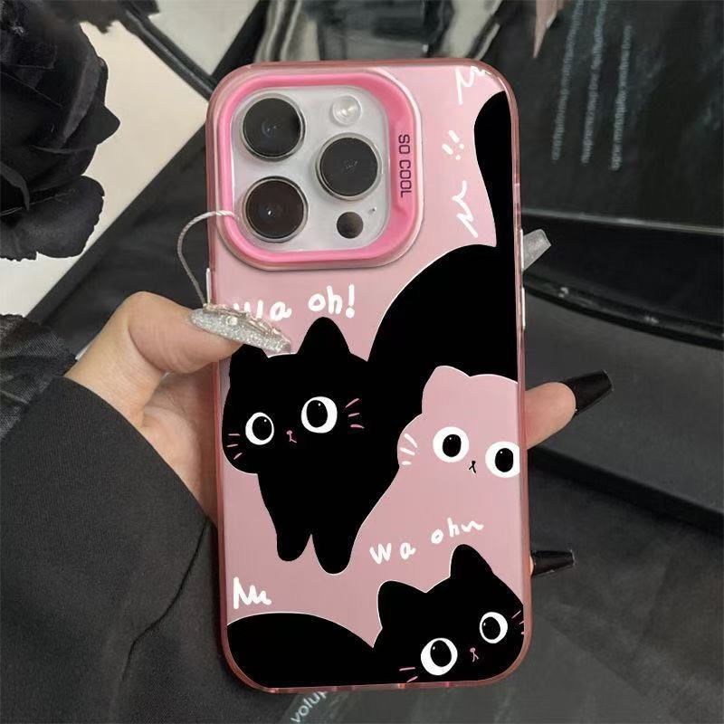 The New Trendy Cat Is Suitable for Iphone17 Mobile Phone Case Apple 15promax/14 Anti-drop 13pro12/16.