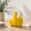 Funny Gesture Pen Stand 3D Printed Thumbs?Up Holder, Shaped Desk Organizer, Creative Large Capacity Organizer Pencil Cup, Cute Desktop Storage Decor