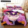 3D Anime Chained Soldier Bedding Set Single Twin Full Queen King Size Bed Set Adult Boys Bedroom Duvet Cover Sets Home Textiles