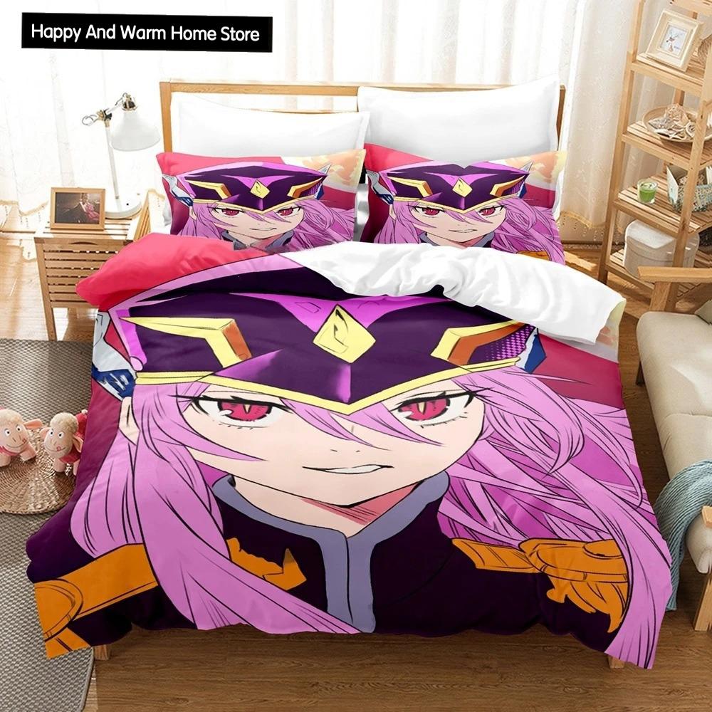 3D Anime Chained Soldier Bedding Set Single Twin Full Queen King Size Bed Set Adult Boys Bedroom Duvet Cover Sets Home Textiles