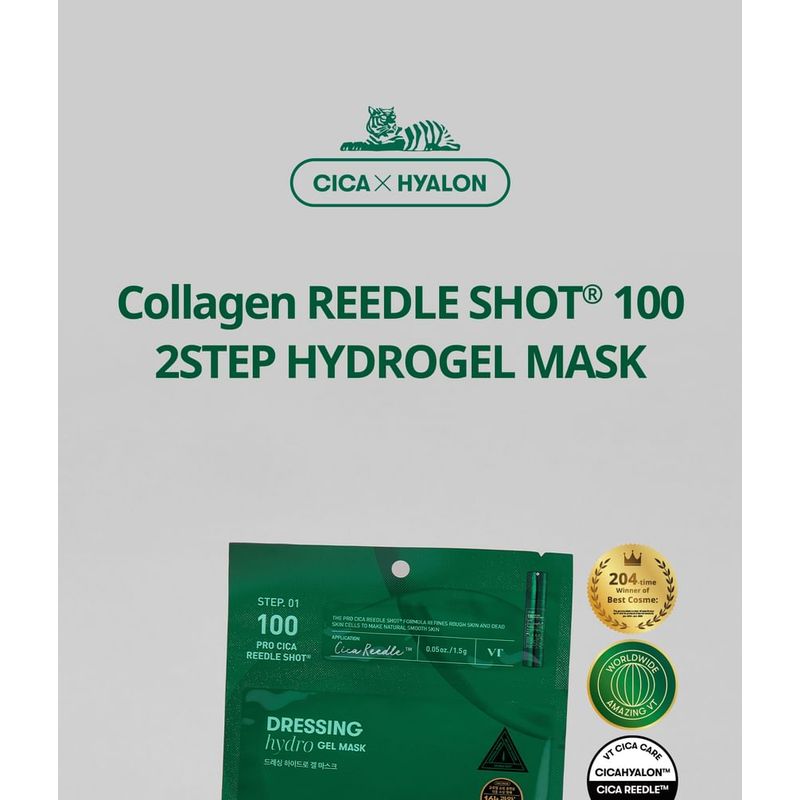 VT Pro Cica Reedle Shot 100 2Step Hydrogel Mask Set