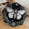 1pc Mystical Moth Night Sky Umbrella with Plastic Handle,Suitable for All Seasons Home Travel Outdoor UmbrellaDD1773