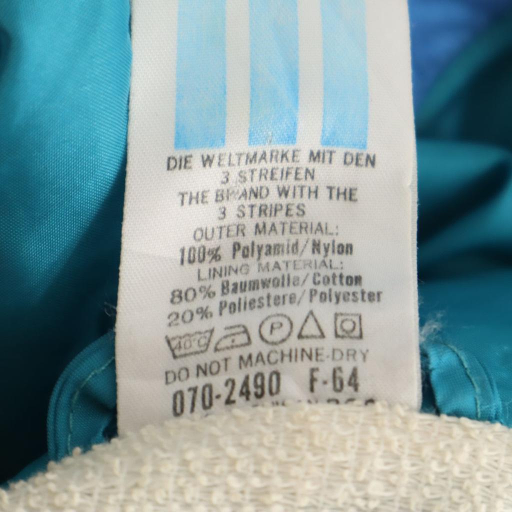 Adidas 80s Vintage Nylon Jacket XXL Green System Big Size Women Used
