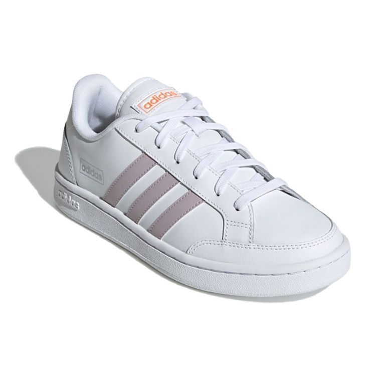 Adidas Neo Grand Court Se Casual Slip Resistant Durable Low Top Skate Shoes Women Sneakers White Gray GV7156