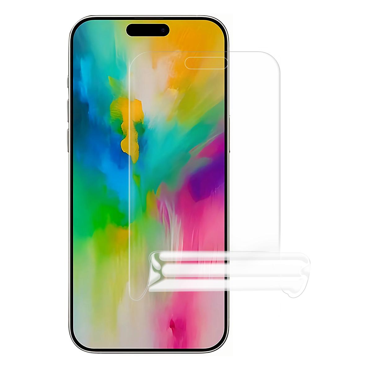 

For iPhone 16 Plus Screen Film Soft Hydrogel TPU Anti-Scratch Screen Protector A