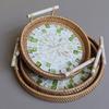 Imitation Rattan Woven Serving Tray Basket