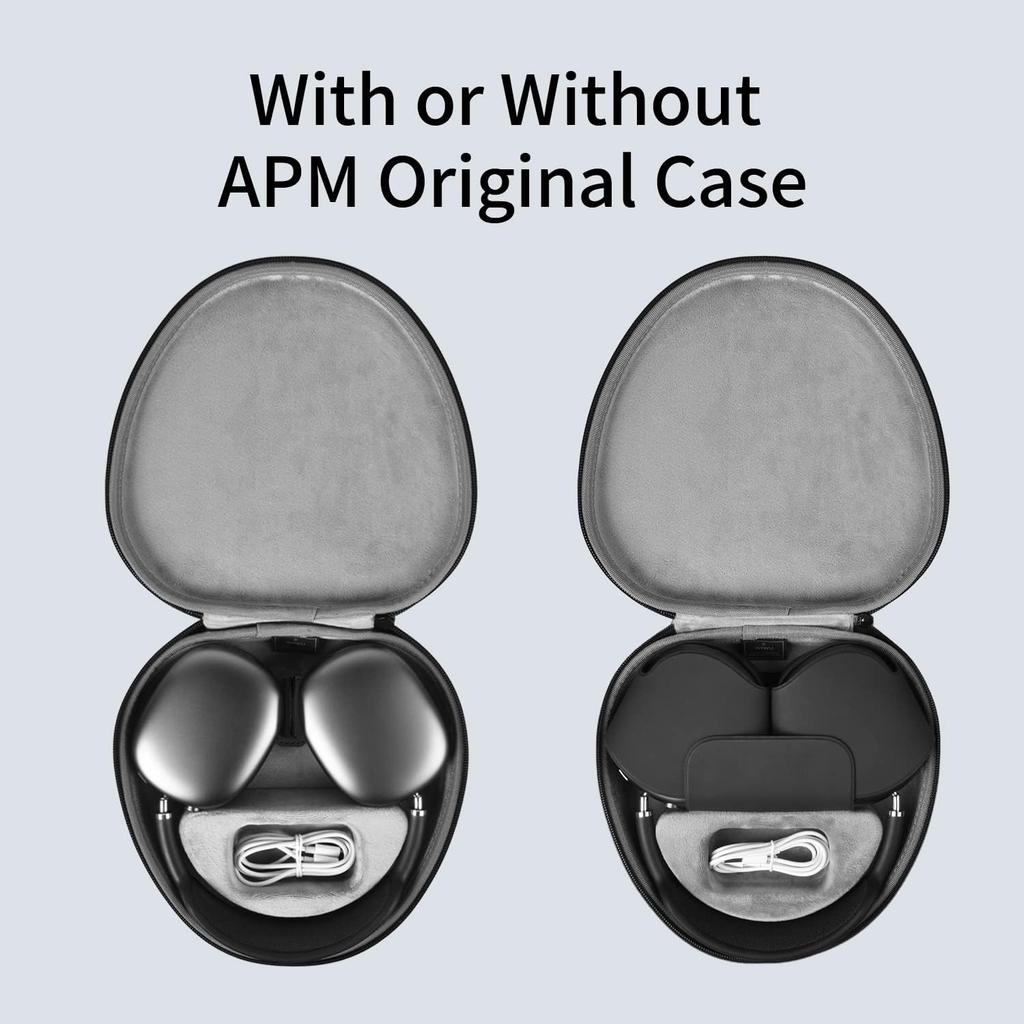 for Apple AirPods Max Case Accessory: WIWU AirPod Max Case with Sleep Mode | Airpod Max Accessories for Apple Headphones | Ultra-Slim Travel Carrying