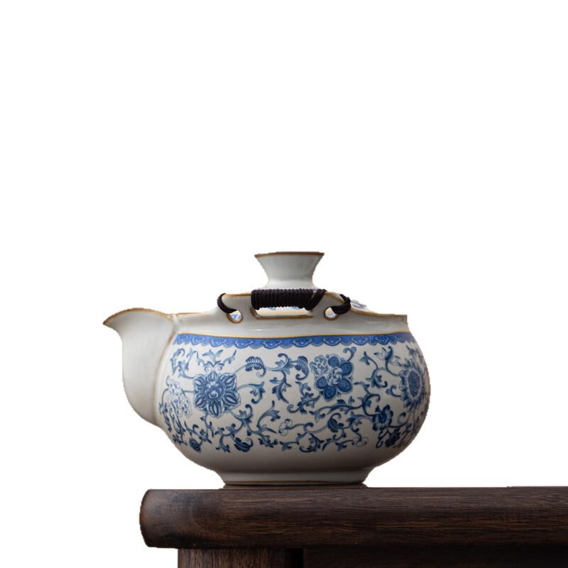 Tao Zhide Portable Ru Kiln Travel Tea Set