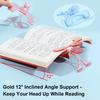 Transparante Paginahouder Clip Handsfree Leesondersteuning voor Boek & Documenten Draagbare Mini Acryl Boekclip voor Muziekbladen Studenten Professionals