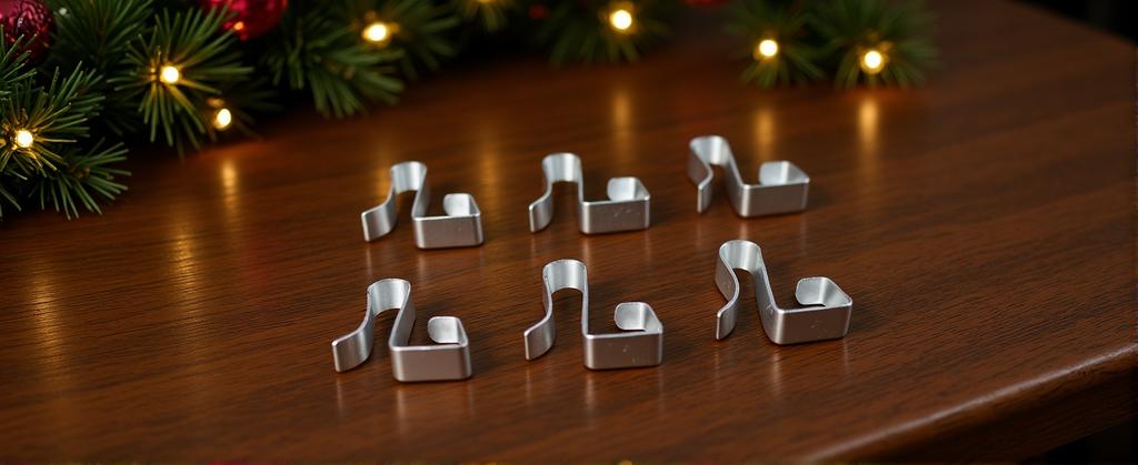 50 Stück Dachrinnenhaken zum Aufhängen von Weihnachtslicht, wetterfeste Metall-Dachrinnenhaken für Feiertagsdekoration