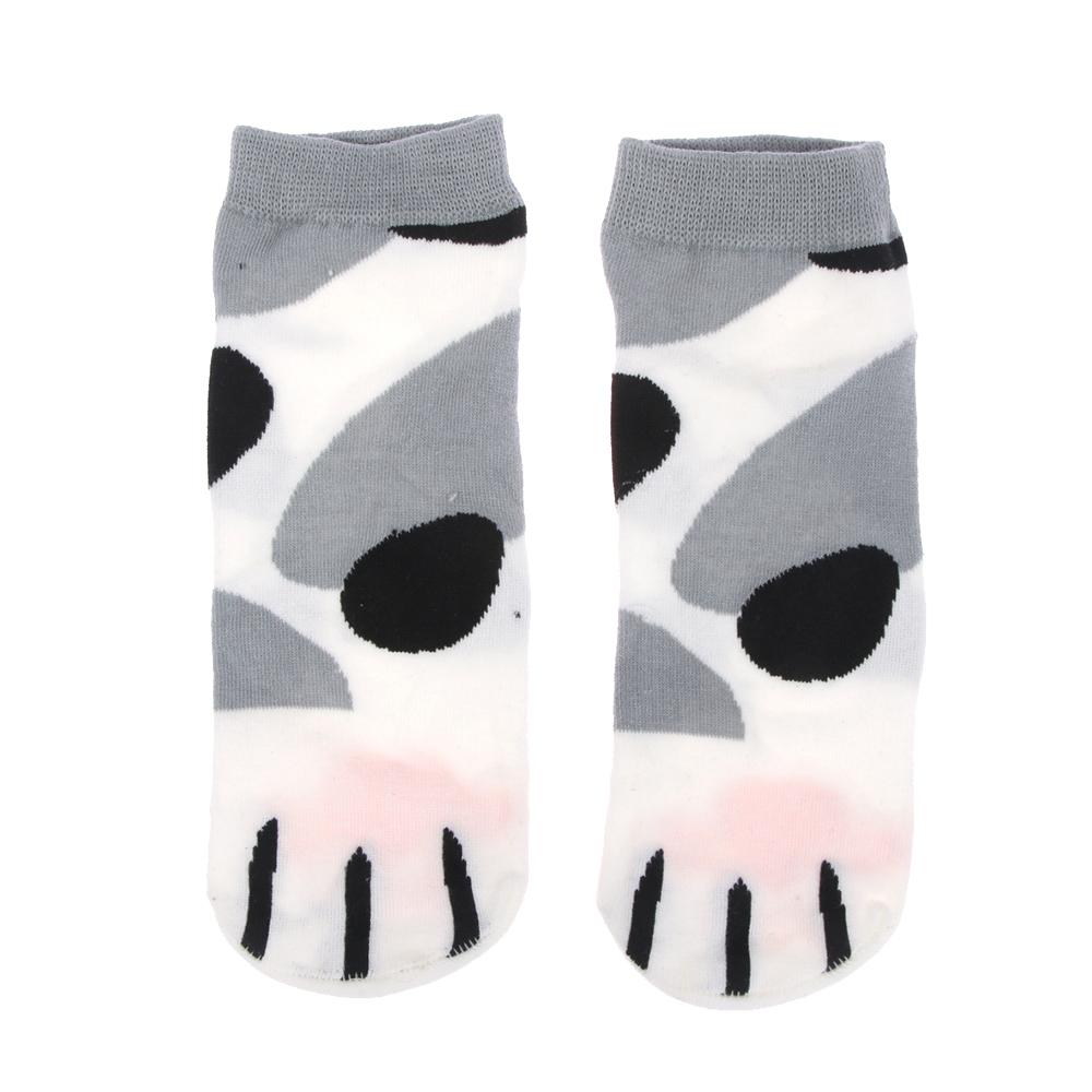 1 Pair New Lady Girls Summer Winter Candy Color Kawaii Cartoon Cute Cats Paw Kitty Claws Ankle Short Socks Beautiful Girls Socks