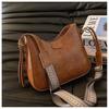 2024 New Retro Bag Female Korean Version Shoulder Bag Fashion Street Trend Leisure Commute Bucket Bag
