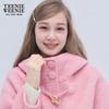 Teenie Weenie Women's College Style Toggle Woolen Coat