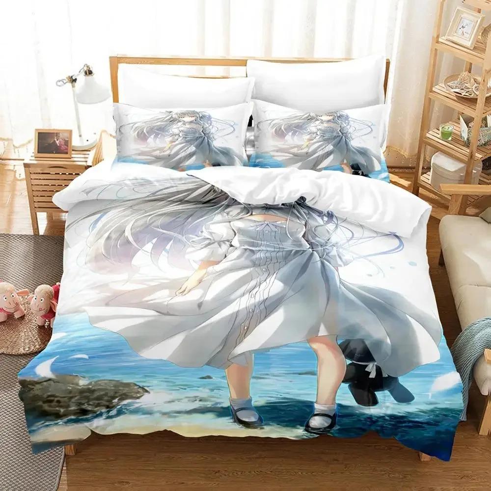 Anime Yosuga No Sora Kasugano  Bedding Set Boys Girls Twin Queen Size Duvet Cover Pillowcase Bed Kids Adult Home Textileextile