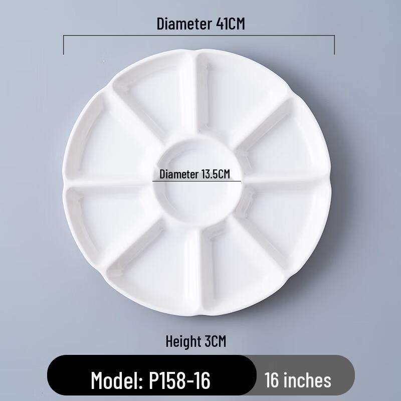 Qianxing Divided Melamine Snack & Fruit Platter