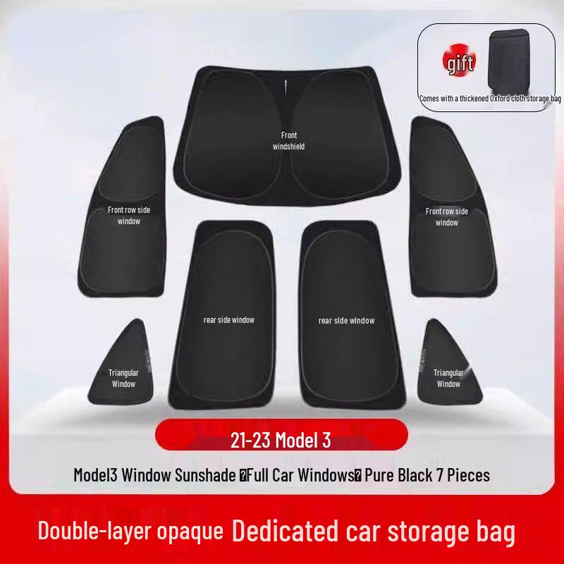 Tesla Model 3/Y Camping Sichtschutz & Fensterrollo Zubehör