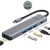 5 In 1 TYPE-C USB3.0 HDMI PD100W Interface Hub Adapter Dock for MacBook iPad Pro