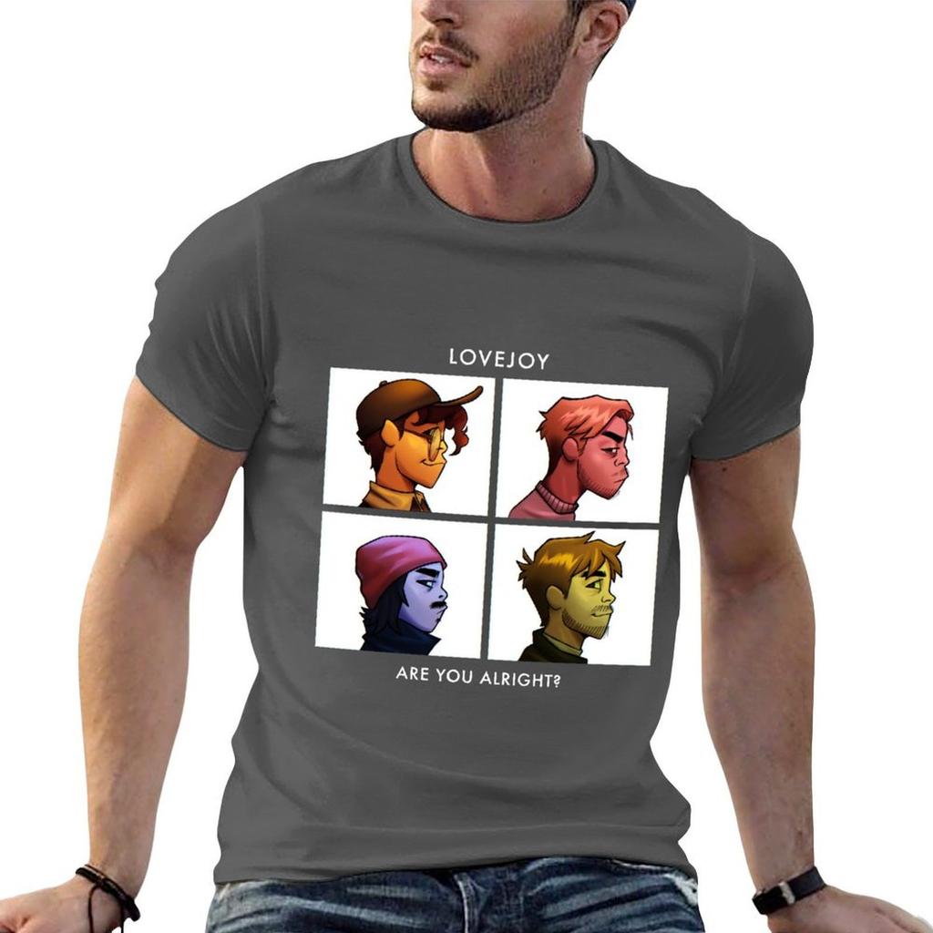 Unisexs Luxury Anime Themed Lovejoy Band Graphic Tee