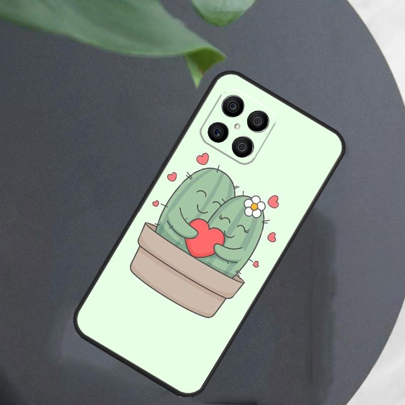 Plant Cactus Case For Huawei Honor 50 70 X7 X8 X9a P40 P30 Lite P50 P20 Pro PSmart Z Nova 5T Back Cover
