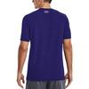 Under Armour Einfarbiges Rundhals-T-Shirt mit lockeren kurzen Ärmeln für Herren, Oberteile, Sonarblau 1373726-468