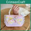 Childrens Pearl Handbag With Glittering Sequin For Daily Use Perfect For Girls And Toddlers