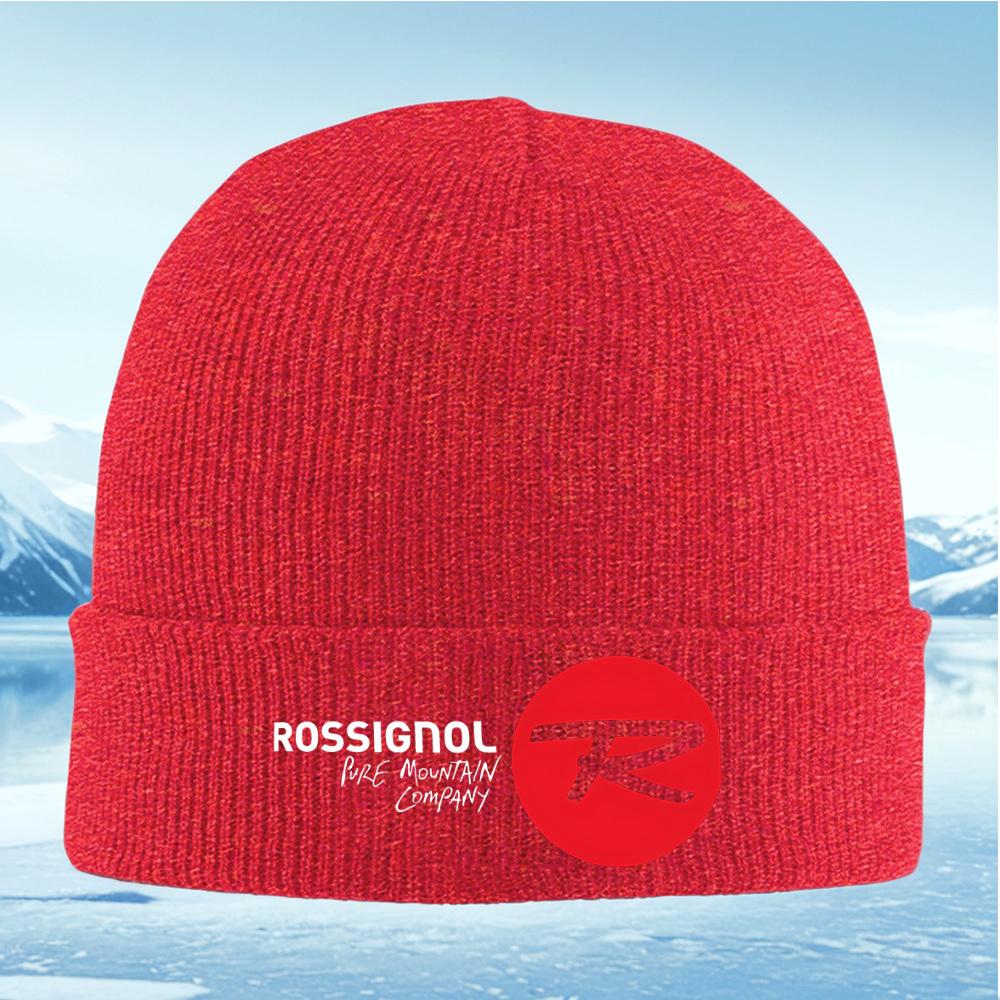

Rossignol Brand Logo Circle Symbol Unisex WoUnisex Unisex Knitted Hat Beanie Pullover Cap Winter Thermal Warm Christmas Outdoor Cyclin