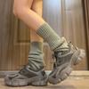 Knitted Socks Y2K Calf Socks Snow Boots Socks Leg Cover Thermal Lolita Pile Socks Women