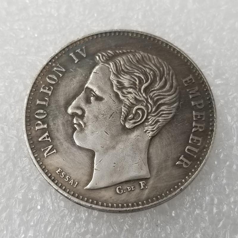 Antique 1874 French Silver Dollar Commemorative Coin 176# No