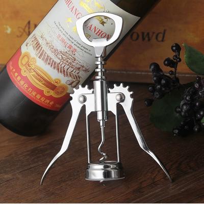 1pc Durable Design Premium Wine Bottle Opener with Cork Screw Portable Bottle Openers for Home and Professional Barware