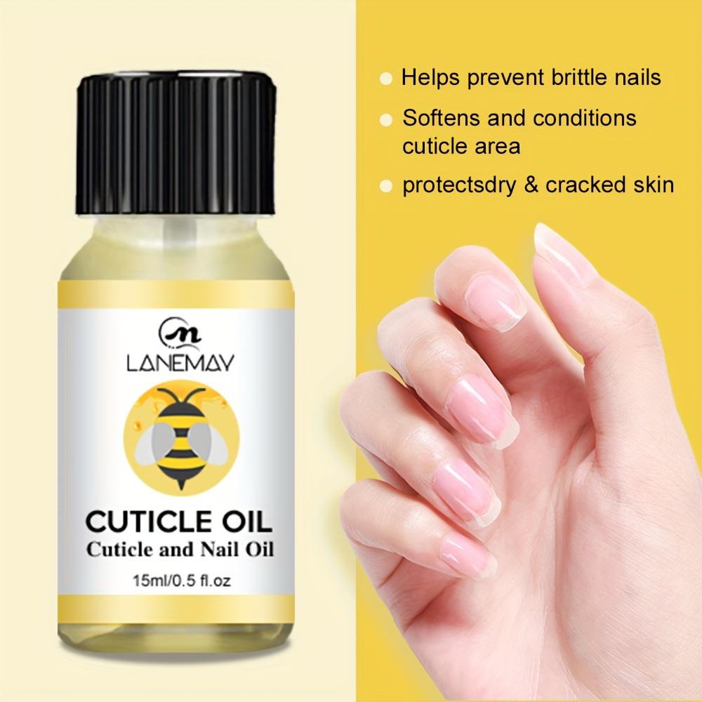 15ml Cuticle and Nail Oil with Castor Oil for Strengthening and Repairing