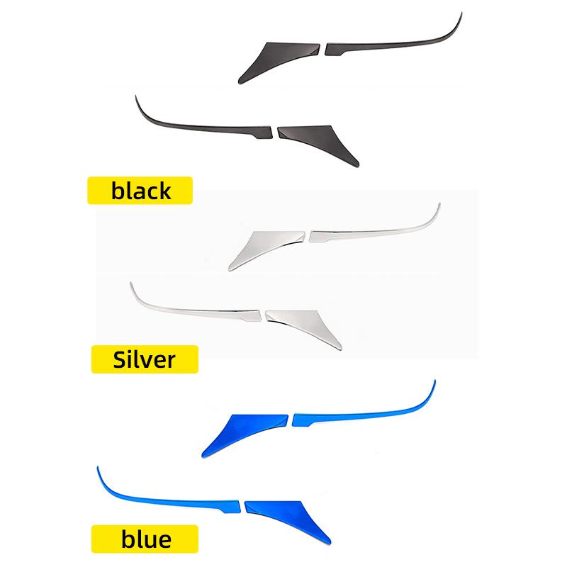 For Toyota Camry 70 XV70 2018~2026 Hybrid Car Rearview Mirror Frame Bright Bar Anti-scratch Protect Strip Decoration Accessories