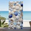 Flamingo & Palm Leaf Printed Beach Towel: Dive into Summer Vibes! Suitable for towels, bath towels, beach towels