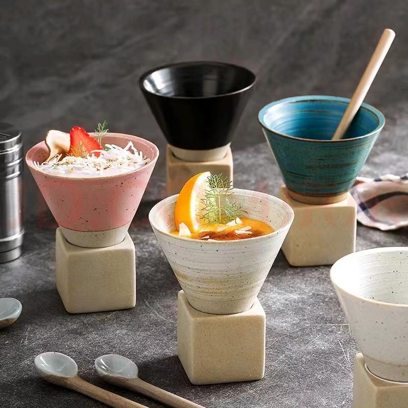 Retro Ceramic Coffee Mug Creative Pottery CoffeeTea Cup Japanese Latte Pull Flower Porcelain Home Art Decorative Cups