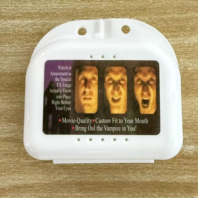 1Pair Retractable Halloween Vampires Fangs,Horrifying Vampires Fangs Teeth,Fake Teeth Cosplay,Vampires Fangs Fake Teeth