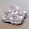 Girls Closed Toe Sandals Slides Breathable Mesh Soft Sole Anti Slip Beach Shoes for Kids