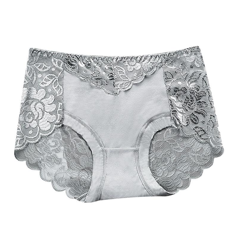 

Сексуальные трусики со средней талией, кружевные трусы, женские прозрачные трусы, нижнее белье большого размера с подтяжкой бедер XL