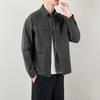 Autumn New Men's Shirt Long-sleeved Casual Loose Cotton Washed Shirt Men's Work Jacket