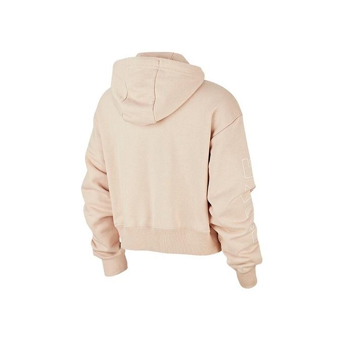 Nike Air Fleece BB Cropped Hoodie Women Tops Pink CJ3083-287