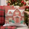 Christmas-Patterned Pillowcases for HomeSuitable for sofa car bedroom decorative cushion cover pillow cover