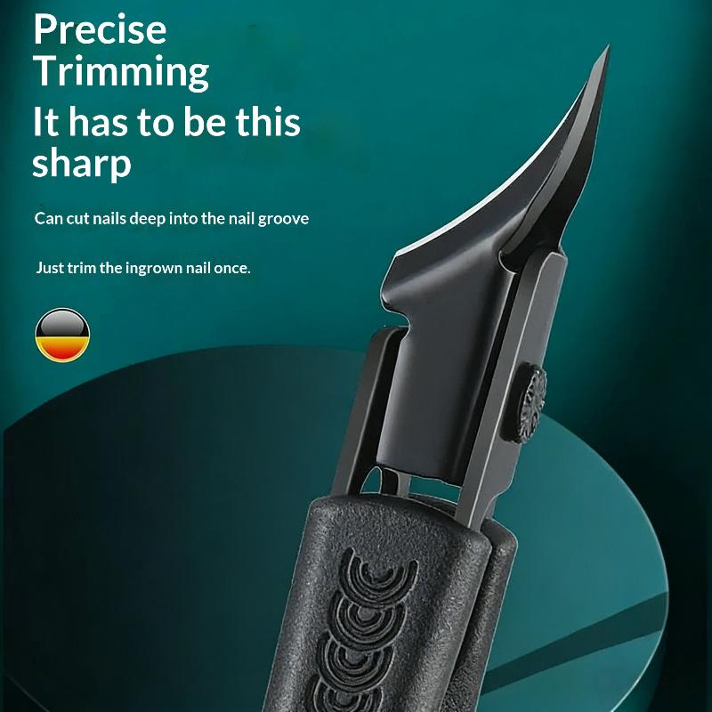Super Fine Slanted Pointed Nail Clipper Anti-Splash Toenail Clipper For Ingrown Thick Toenail Pliers Scissors Care Tools