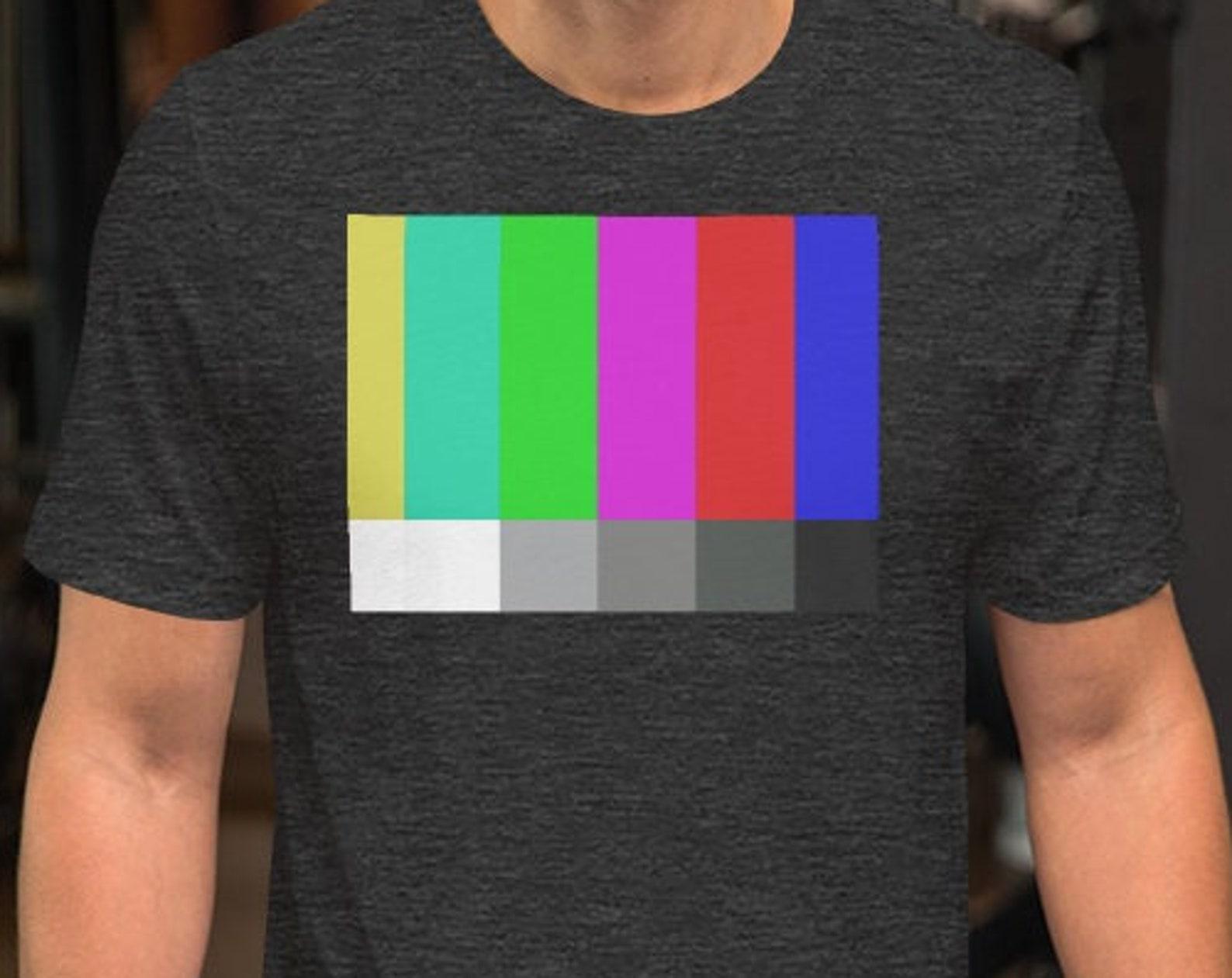 SMPTE Standard Definition Television Color Bars - Unisex T-Shirt M