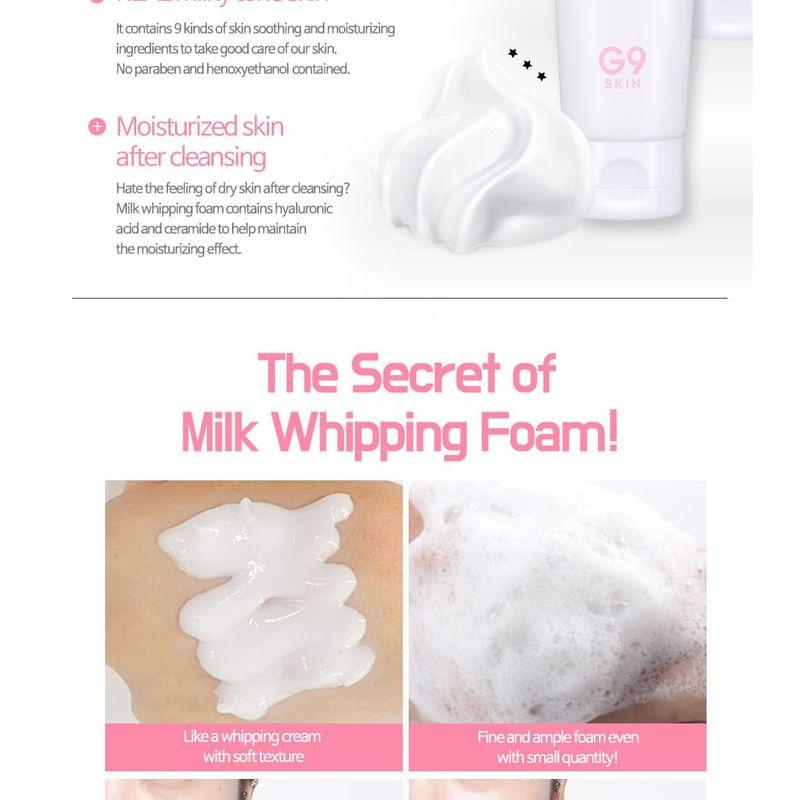 G9SKIN White In Milk Whipping Foam 120ml