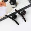 Stilvolle Französische Retro Acetat Haarspange für Hochsteckfrisur