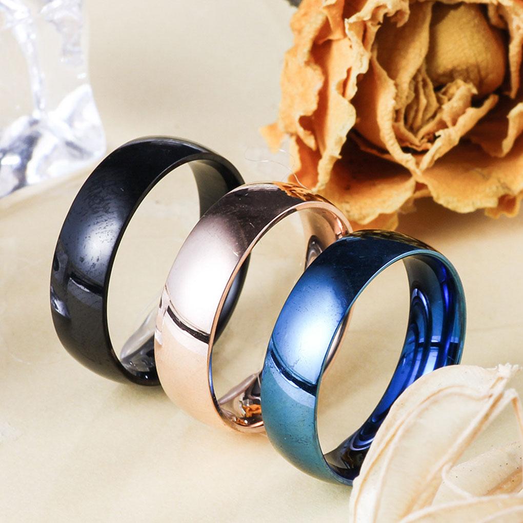 Ring Simple Steel Daily Stylish All-Match Christmas Halloween Exquisite Rings Jewelry Classic Wedding Engagement