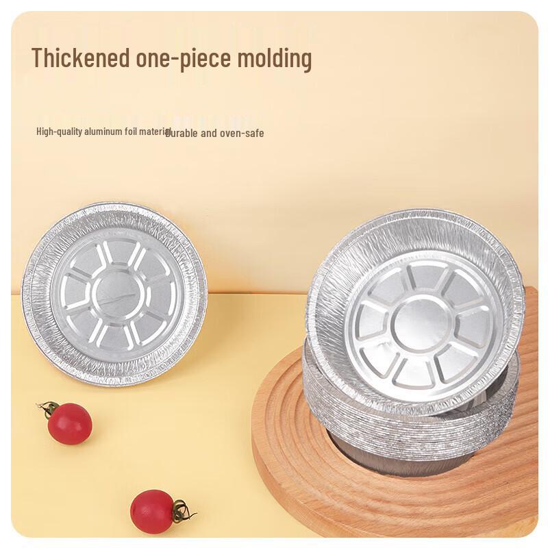 Faxilon 8-inch Disposable Aluminum Foil Trays, 20-Pack