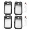 4pcs Clip On Solar Motion Sensor Lights 3 Modes Intelligent LED Light IP65 Water Proof for Fence Gutters Patio Camping